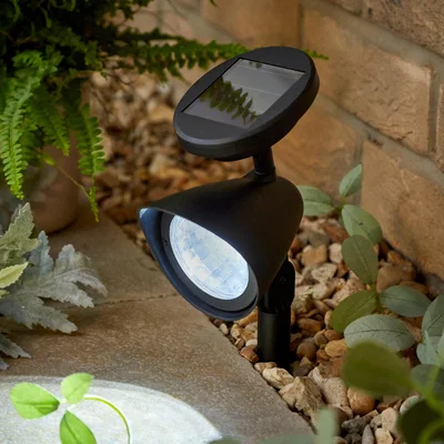 Dunelm Solar Plastic Outdoor Spot Light