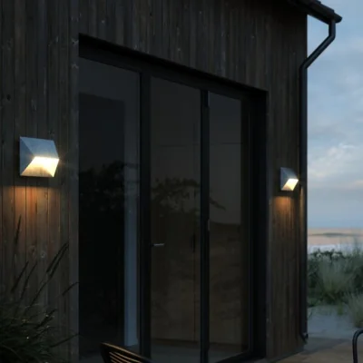 Dunelm Nordlux Pontio Galvanized Outdoor Wall Light