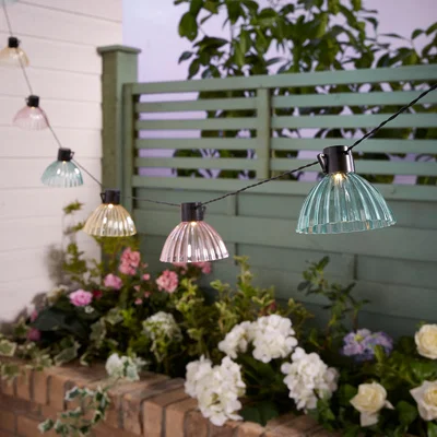 Dunelm 10 LED Warm White Colour Caged String Lights