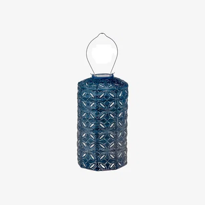 Dunelm Fallen Fruits Cylinder Mandela Solar Lantern Petrol