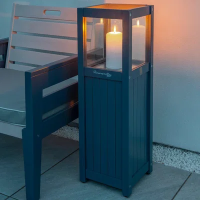 Dunelm Galaxy Candle Lamp Light Grey