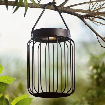 Dunelm Vogue Tokka Outdoor Solar Table Light Black
