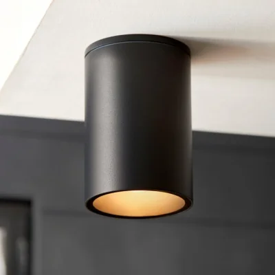 Dunelm Billy Modern Outdoor Flush Ceiling Light