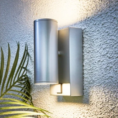 Dunelm FlexiCell Wilson 2 Light Rechargeable LED Outdoor Wall Light