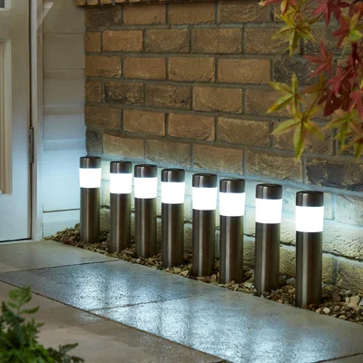 Dunelm Solar Outdoor Stainless Steel Stake Light