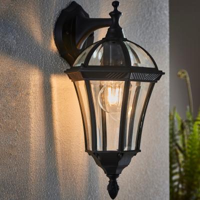 Dunelm Return - Vogue Drayton Outdoor Wall Light, Black