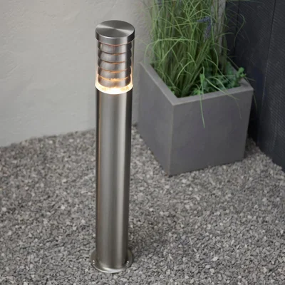 Dunelm Vogue Edenton Outdoor Post Light 80cm Stainless Steel