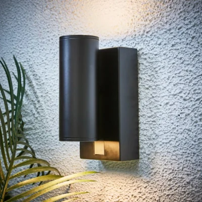 Dunelm FlexiCell Wilson 2 Light Rechargeable LED Outdoor Wall Light