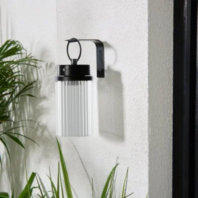 Dunelm Acrylic Rechargeable Touch Dimmable Outdoor Wall Light