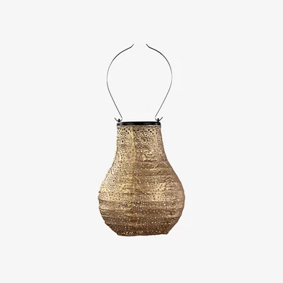 Dunelm Fallen Fruits Bulb Occult Solar Lantern Gold
