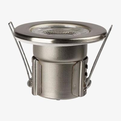 Dunelm Set of 10 V-TAC 5W LED Outdoor Spotlights Satin Nickel