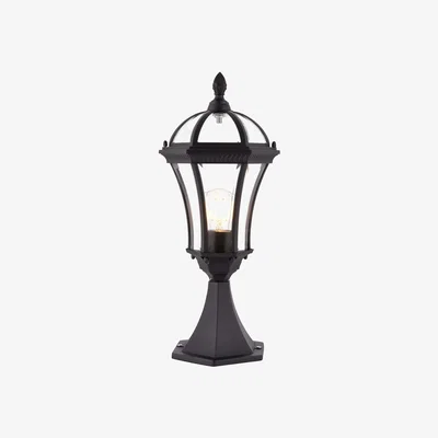 Dunelm Vogue Drayton Outdoor Floor Light Black