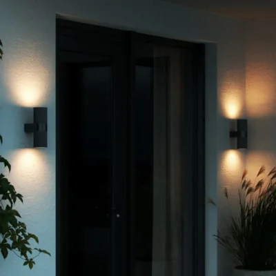 Dunelm Nordlux Kyklop Ripple Outdoor Wall Light