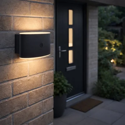 Dunelm EGLO Valgiano Rechargeable Touch Dimmable LED Outdoor Wall Light