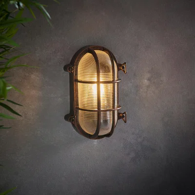 Dunelm Listera Outdoor Wall Light Bronze