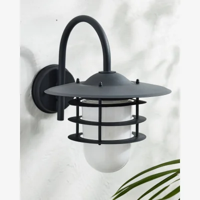 Dibor Atomic Metal Black Wall Light