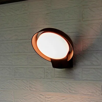 Homebase Lutec Polo LED Outdoor Wall Light - Anthracite