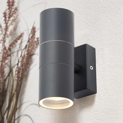 Homebase Mills Up & Down Outdoor Wall Light - Anthracite
