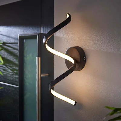 Homebase Astral Outdoor Wall Light - Black