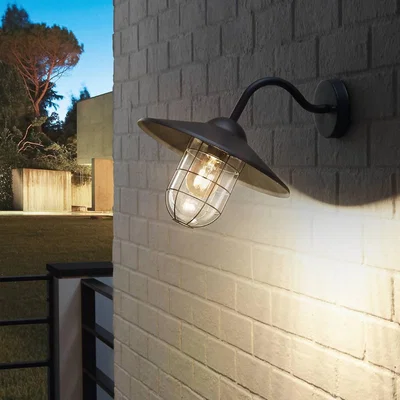Homebase Eglo Melgoa Outdoor Wall Light - Black