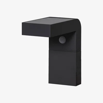 Homebase Eglo Baracconi Outdoor LED Sensor Solar Wall Light