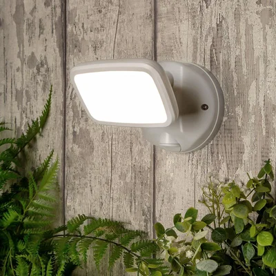 Homebase Lynn 1 Light Outdoor Wall Light (IP65) - White