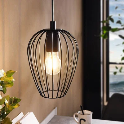 Homebase Eglo Newtown Pendant Ceiling Light - Black