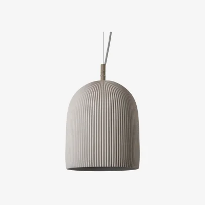 Industville Ramsay Outdoor & Bathroom Cone Pendant Light - Ivory