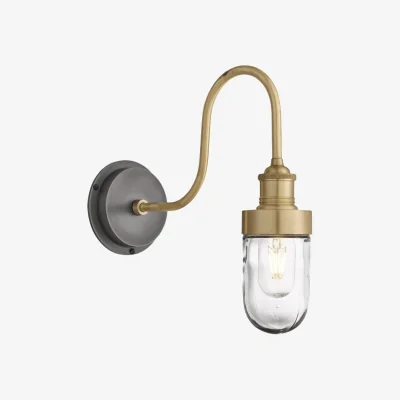 Industville Swan Neck Outdoor & Bathroom Wall Light
