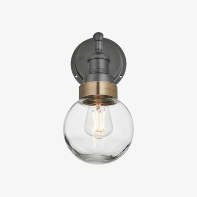 Industville Brooklyn Outdoor & Bathroom Globe Wall Light
