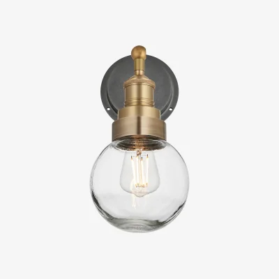 Industville Brooklyn Outdoor & Bathroom Globe Wall Light