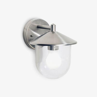 John Lewis Där Poole Outdoor Wall Light, Stainless Steel
