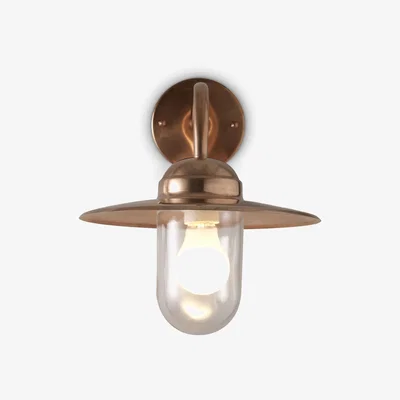 John Lewis Nordlux Luxembourg Outdoor Wall Light, Copper