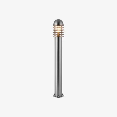 Knees Gladstone Large 1 Light Outdoor Floor Lamp - Stainless Steel