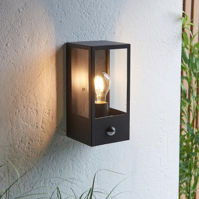 La Redoute Beltra Black Outdoor PIR Wall Light