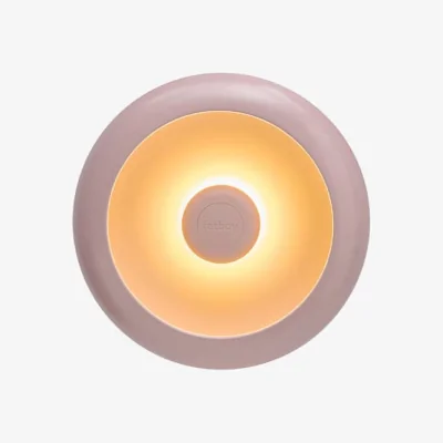 Made in Design Oloha Small Outdoor wall light metal pink / Wireless lamp - Ø 22.5 cm - Fatboy