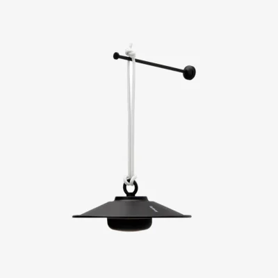 Made in Design Chap-O Outdoor wall light metal black / Wireless lamp - Fatboy