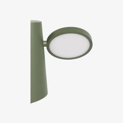 Made in Design Oto LED Outdoor wall light metal green - Fermob