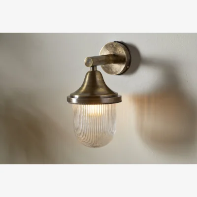 Nkuku nkuku Magola Outdoor Wall Lamp | Lights | Antique Brass