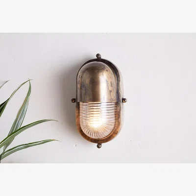 Nkuku nkuku Denaya Outdoor Wall Lamp | Lights | Antique Brass