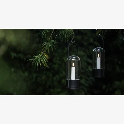 Nordic Nest Uyuni Lighting Outdoor holder for lantern 34 cm Black