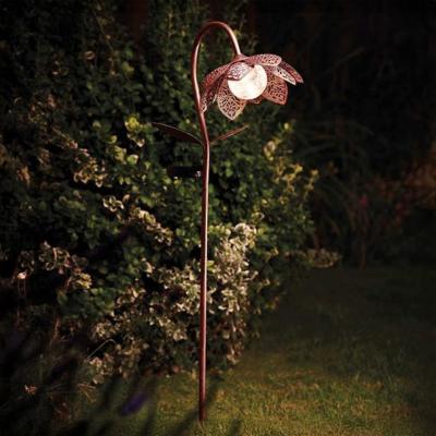Downtown Smart Garden Damasque Solar Bloom Stake Light In Bronze