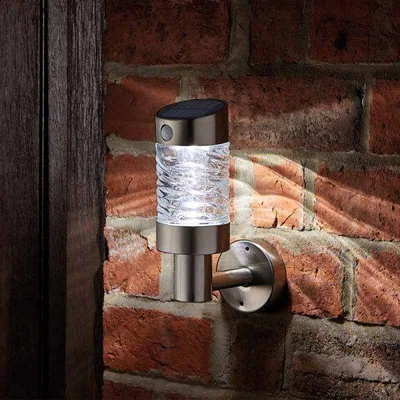 Downtown Smart Solar PIR Wave Wall Light