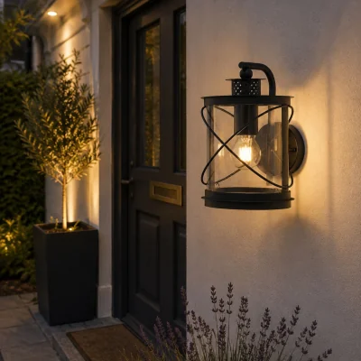 Pagazzi Hilburn Black Outdoor Wall Light