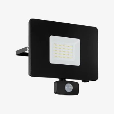Pagazzi Eglo Faedo Outdoor PIR Flood Light Black