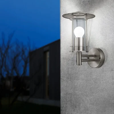 Pagazzi Lisio Silver Outdoor Wall Light