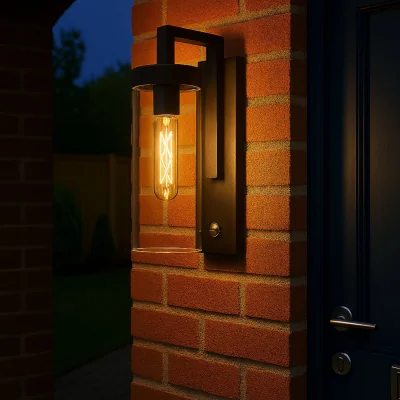 Pagazzi Bovolone Black Outdoor Wall Light