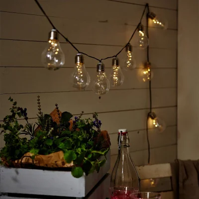 Pagazzi Solar LED Bulb String 10PK