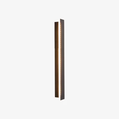 The Range Outdoor Long Wall Light - Black / 80cm