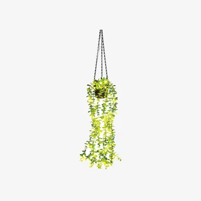 The Range Solar Artificial Hanging Plant - Green